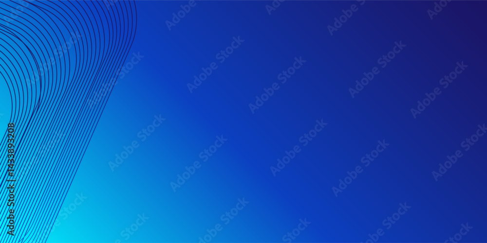 Poster luxury abstract blue background design. abstract pattern background design. wave line art background