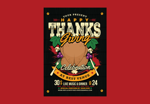Thanksgiving Celebration Flyer