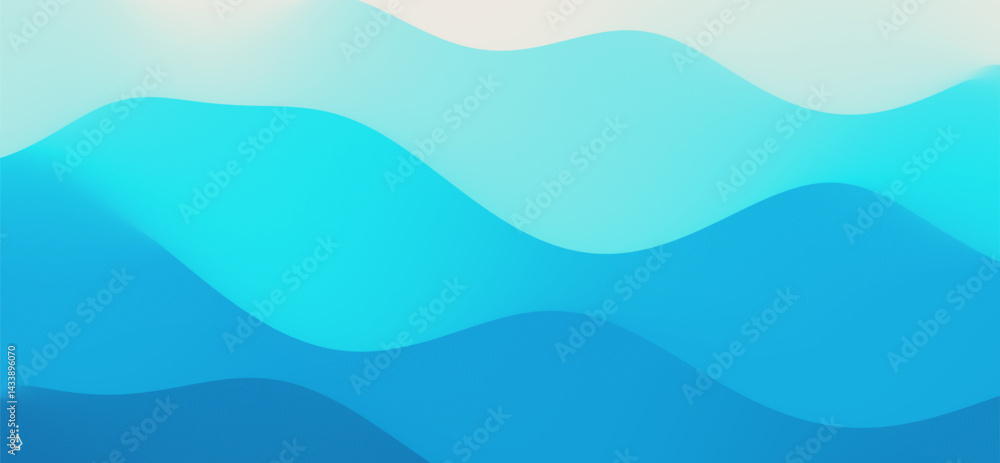 Canvas Prints multilayer texture. abstract wavy background with modern gradient colors. trendy liquid design. cove