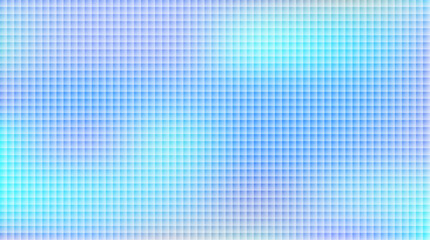 Blue empty abstract gradient background with texture of embossed ribbed glass. Window with matte square blocks. Vector illustration EPS10 for wallpaper, presentation, poster. 1920, 1080