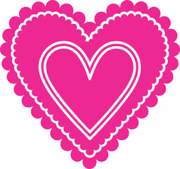 A stunning variety of love heart designs in one beautiful collection.