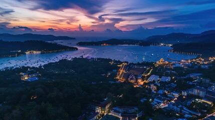 Fototapeta premium Phuket Island, Thailand: A Tropical Paradise of Sun, Sand, and Cultural Riches
