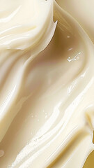 cream of cream, close up of cream texture background 