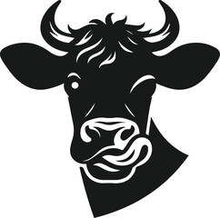 Cow vector silhouette