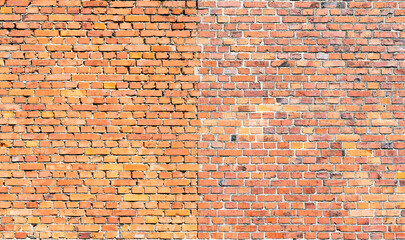 background with bricks close up