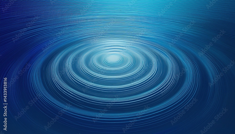 Aufkleber rippling water surface creating calming patterns tranquil lake digital art serene environment close-