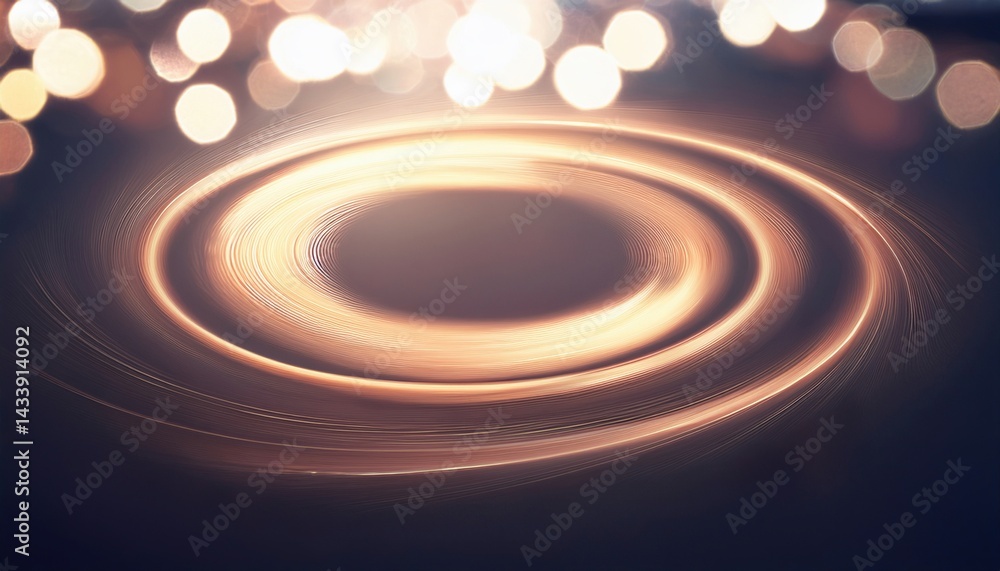 Poster dynamic light ripple effect abstract art digital creation modern aesthetic close-up perspective visu