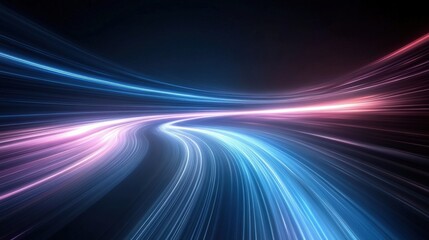 Abstract Futuristic Speed Lines