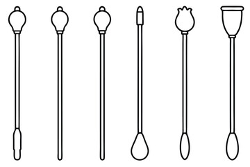 catheters urinary infection control Line art
