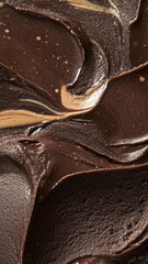 close up of chocolate texture background 