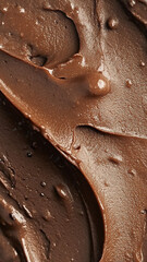 close up of chocolate cake, close up of chocolate texture background 