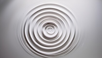 Fototapeta premium Creating ripples of serenity water experimentation indoor laboratory visual art minimalist environment close-up perspective fluid dynamics concept