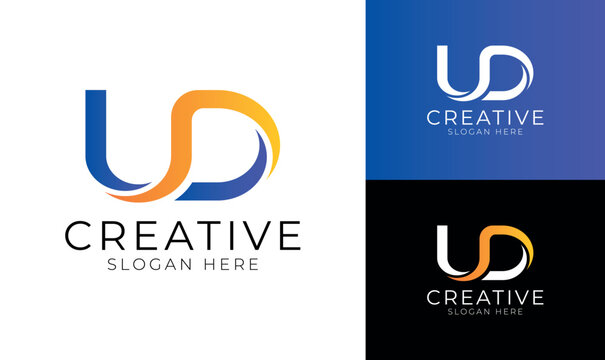 Letter UD Initial Logo
