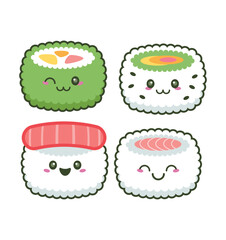 Set Cute Sushi