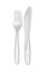Messer und Gabel, Plastikbesteck