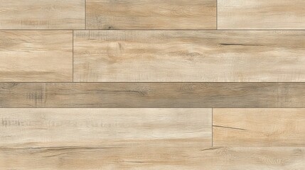 Fototapeta premium Beige Wooden Floor Tiles - Seamless Pattern for Interior Design on wooden background