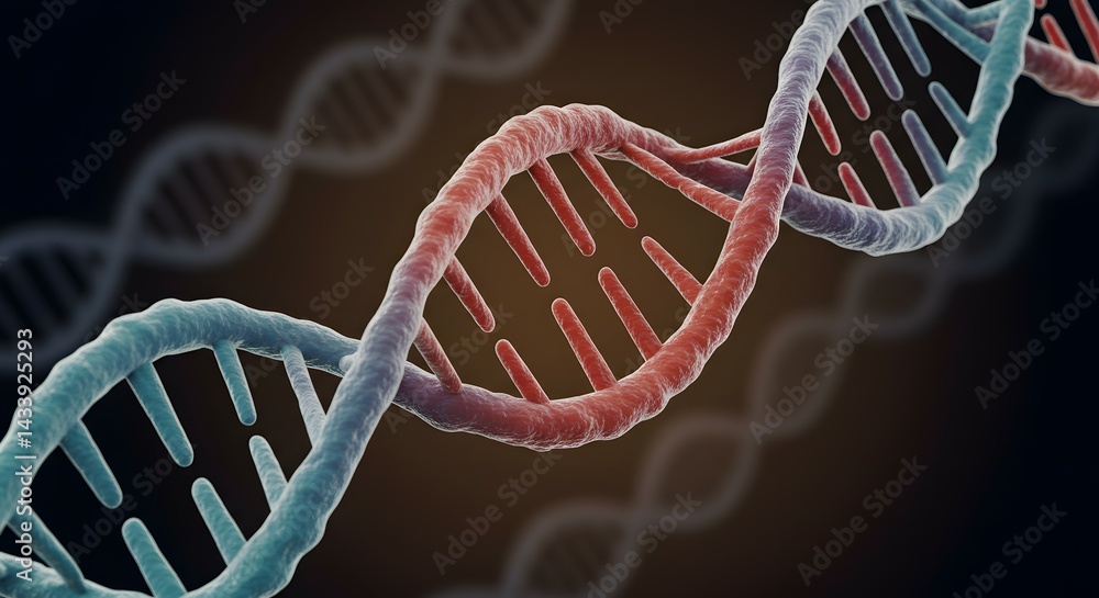 Poster unlocking life's code exploring the intricate structure of dna