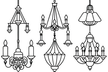 Chandeliers Design Grace Line art