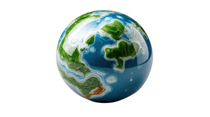 Globe Earth: a vibrant, dynamic representation of planet earth, emphasizing its delicate balance and importance. Earth as a sphere emphasizes its interconnectedness, and the need for preservation
