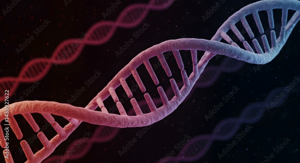 Poster exploring the double helix a visual journey into dna structure