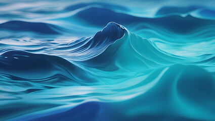 Smooth Blue Waves for Quiet Moments on Your Desktop wallpaper
