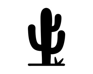 single and clean Cactus silhouette