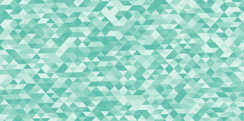 Abstract geometric white and pest background seamless mosaic and low polygon triangle texture wallpaper. Triangle Vector Abstract Geometric Technology seamless pattern. Geometric Retro tiles design.