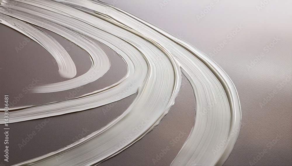 Poster Artistic brush strokes creating textured patterns on canvas studio environment abstract art close-up viewpoint creative concept
