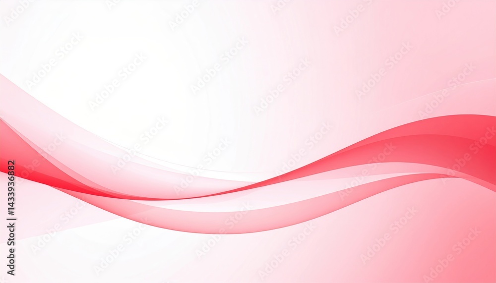 Poster dynamic red wave design abstract background digital art modern aesthetic creative viewpoint visual c