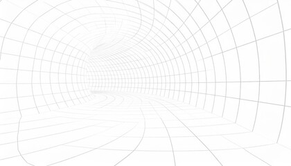 Dynamic geometric structure virtual space 3d model abstract design elevated perspective visual aesthetics for artistic exploration