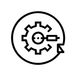 Server Configuration and Maintenance Outline Icon
