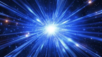 Obraz premium Cosmic Expansion and Stellar Formation