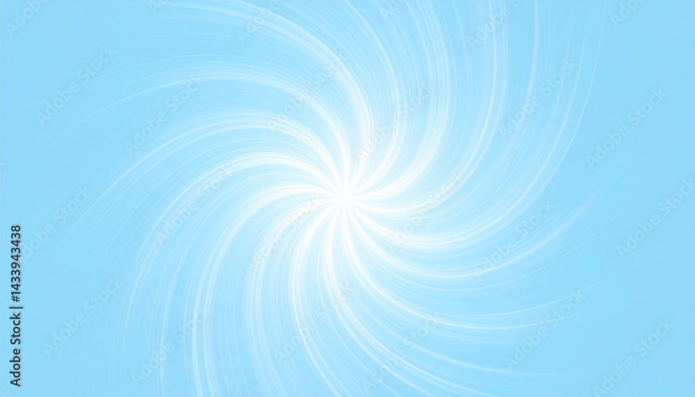 Poster dynamic swirling patterns of light abstract background digital art soft blue environment aerial view