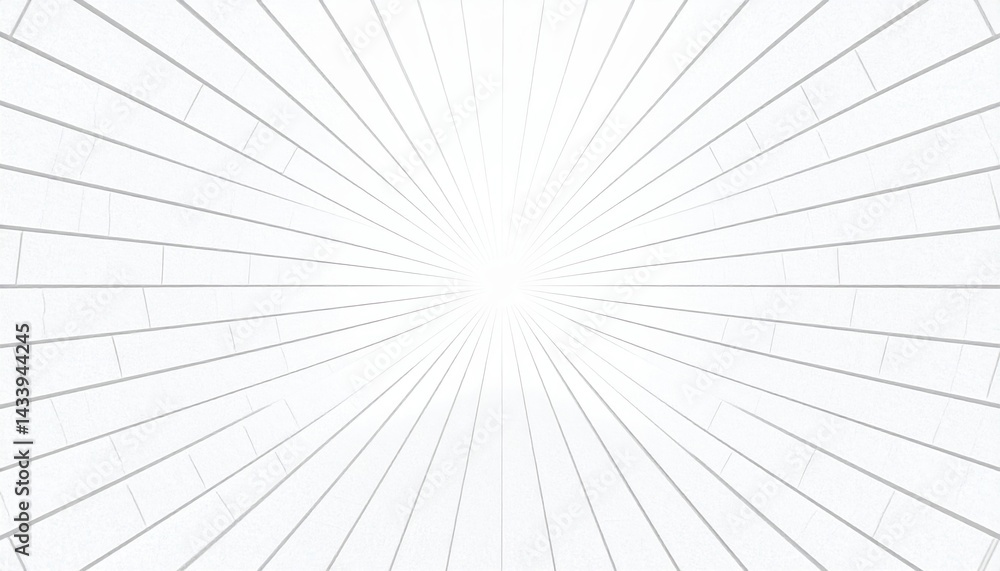 Poster dynamic perspective of minimalist architecture indoor space graphic design bright environment overhe