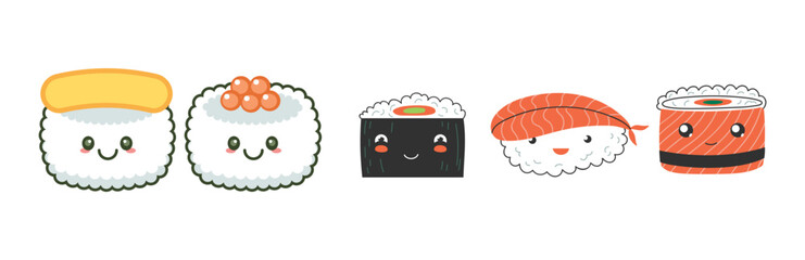 Set Cute Sushi