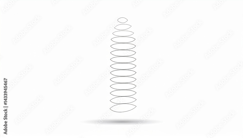 Poster dynamic spiral animation digital art abstract visualization futuristic design 3d perspective motion 
