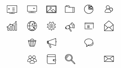 digital marketing set of web icons in line style   (2).eps