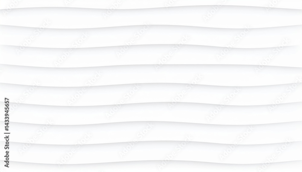 Poster waves in motion abstract white patterns digital art minimalist environment top-down view calm concep
