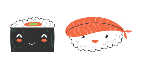 Set Cute Sushi