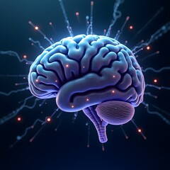 3d rendered illustration of a brain