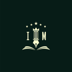 initials design modern legal attorney law firm lawyer advocate consultancy business logo vector
