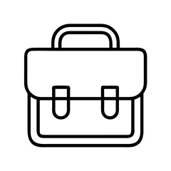 messenger bags line drawn beauty fashion industry. vector art - outline icon messenger bags, isolated white background