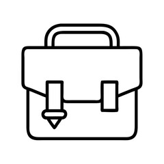 messenger bags line drawn beauty fashion industry. vector art - outline icon messenger bags, isolated white background
