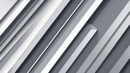Fototapeta premium Elegant gray and white diagonal lines background