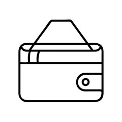 purses line drawn beauty fashion industry. vector art - outline icon purses, isolated white background