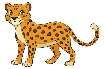  leopard  vector Illustration.