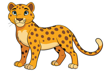  leopard  vector Illustration.