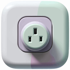 Stylish & Safe: A Clean Pastel Aesthetic Power Socket