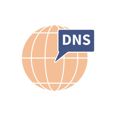 dns icons  symbol vector elements for infographic web