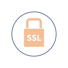 ssl icons  symbol vector elements for infographic web